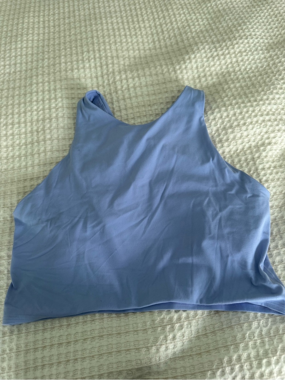 Athleta Periwinkle Scoop-Neck Active Tank